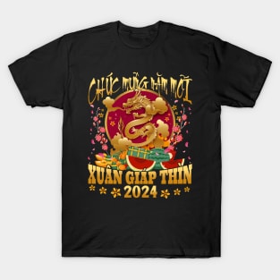 Chuc mung nam moi, Xuan Giap Thin 2024 T-Shirt